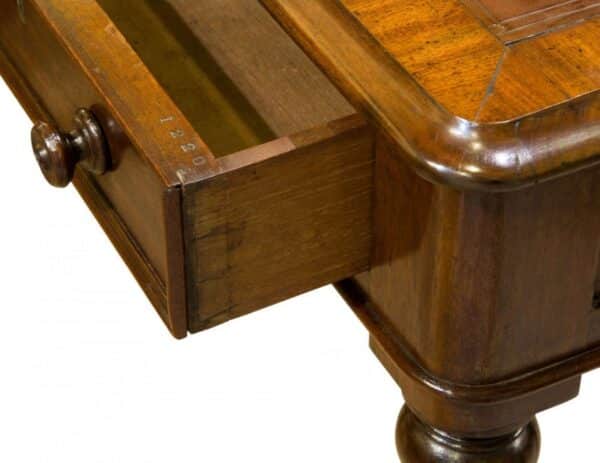 Mid 19th Century 2 drawer mahogany writing table - Image 5