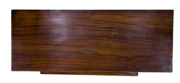 Mid Victorian walnut and marquetry inlaid side cabinet - Image 3