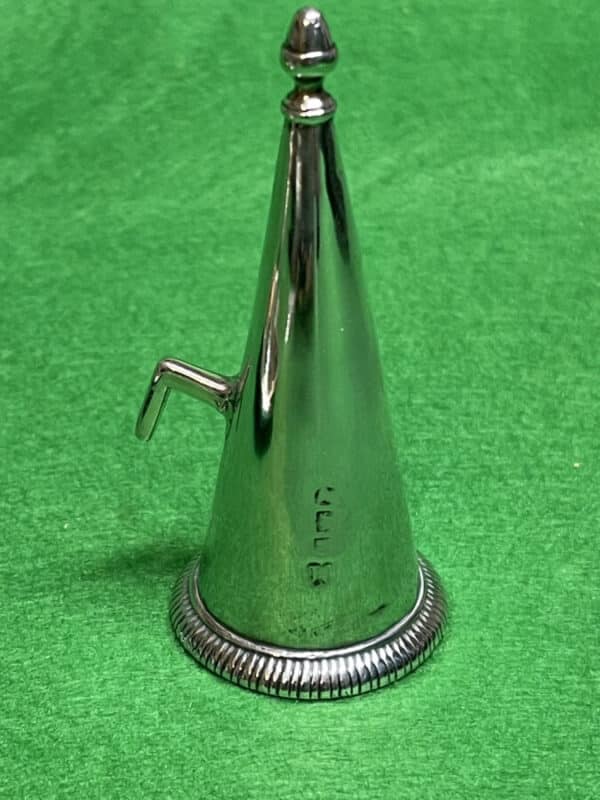 George III Silver Chamber Stick and Snuffer Hallmarked London 1803 John Emes - Image 4