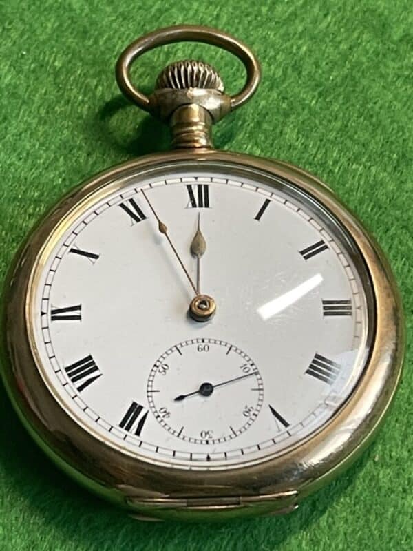 Star Pocket Watch with Vertex works Gold Plated
