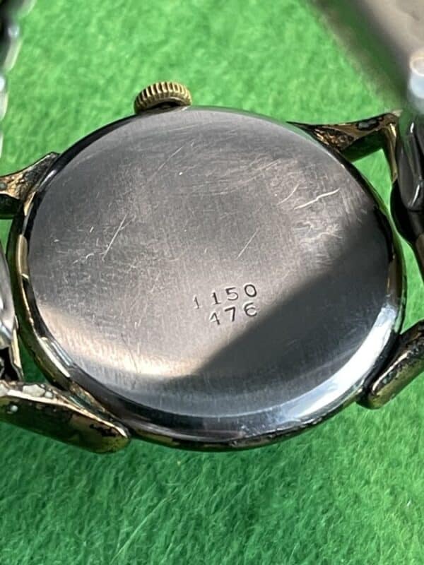 Antique Flora Gold Plated Gents Wrist Watch With Rolled Gold Strap - Image 5