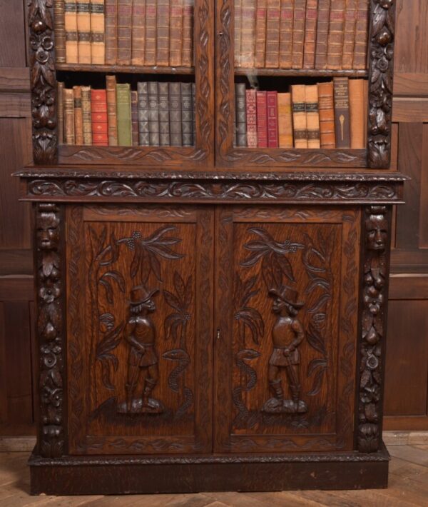 Oak Continental Bookcase SAI2371 - Image 18