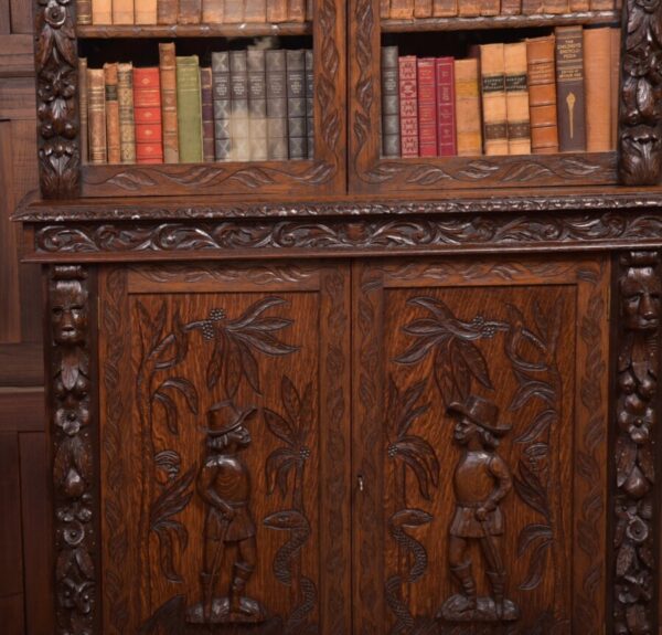 Oak Continental Bookcase SAI2371 - Image 20