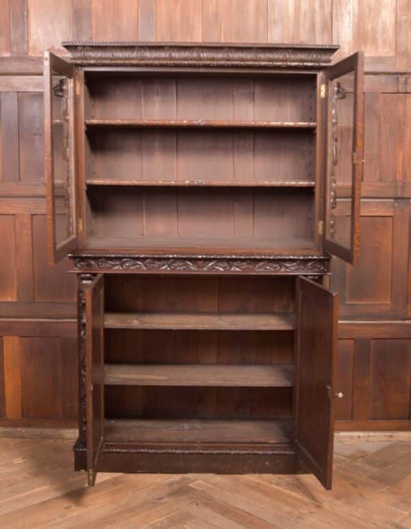 Oak Continental Bookcase SAI2371 Antique Bookcases 9