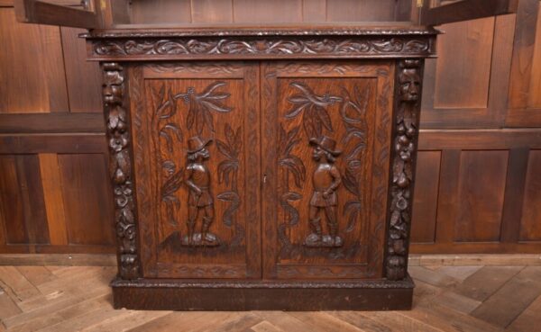 Oak Continental Bookcase SAI2371 - Image 9