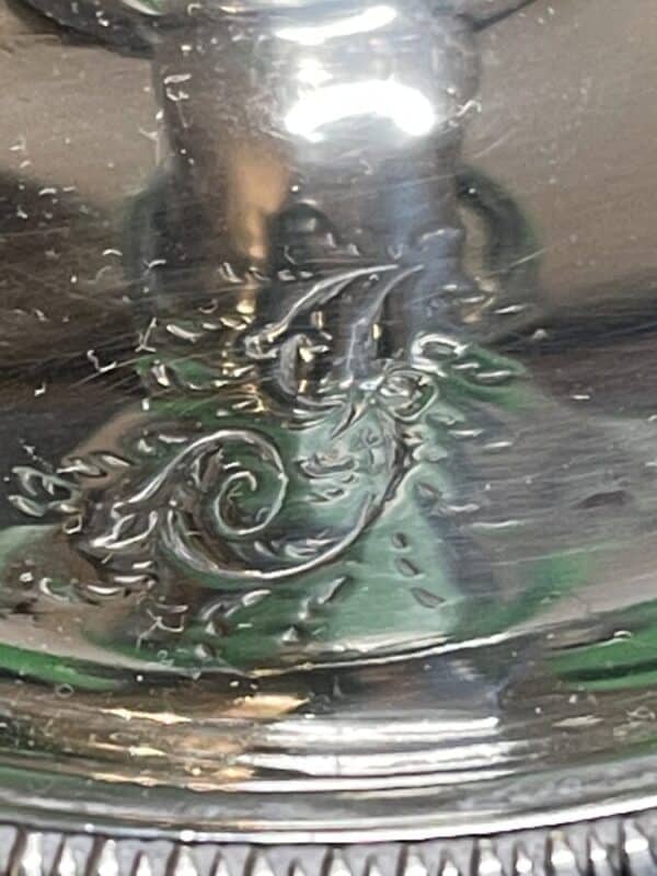 George III Silver Chamber Stick and Snuffer Hallmarked London 1803 John Emes - Image 6