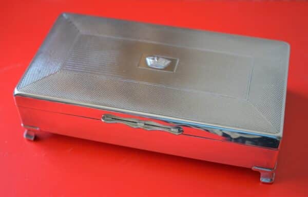 SALE – A Rare JOHN N LUNN Ltd (IRISH) E. P. N. S. Cigarette – Card – Jewellery Box Silver Box Antique Silver 3