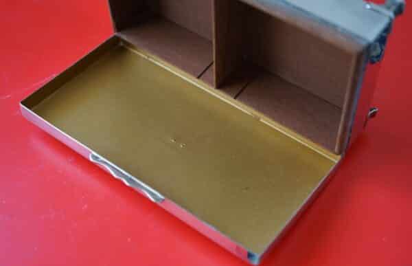SALE – A Rare JOHN N LUNN Ltd (IRISH) E. P. N. S. Cigarette – Card – Jewellery Box Silver Box Antique Silver 5