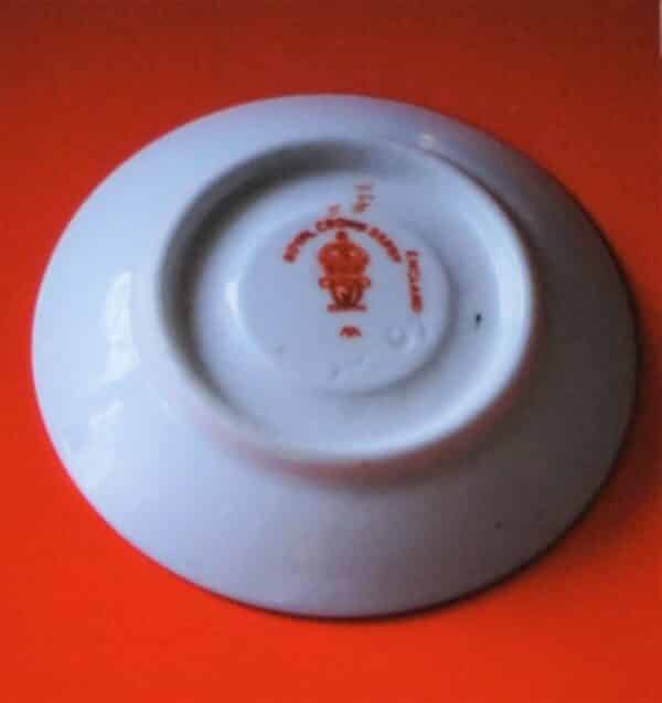 Circa:- 1890s ROYAL CROWN DERBY Miniature Imari Coffee Can & Saucer - Porcelain / Bone China - Image 4