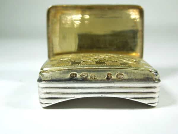 Silver Vinaigrette Hallmarked Birmingham 1805 Antique Boxes 8