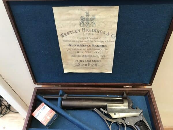 Wesley Richard 1907 air pistol Military & War Antiques 4