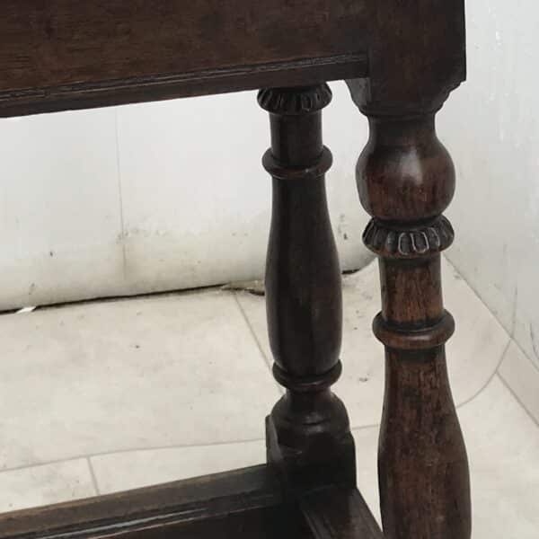Pair Of Oak Coffin Stools Circa Late 17th Century - Image 4