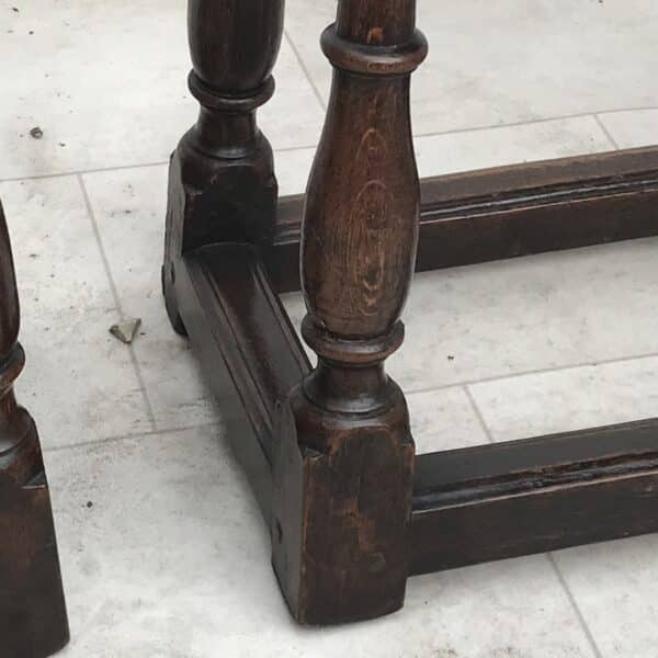 Pair Of Oak Coffin Stools Circa Late 17th Century Antique Furniture 10