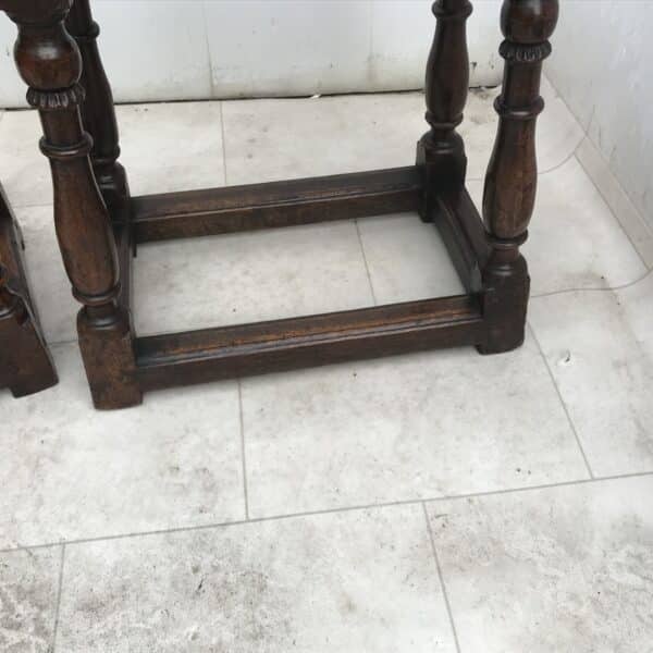 Pair Of Oak Coffin Stools Circa Late 17th Century Antique Furniture 12