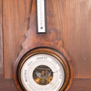French Walnut Barometer SAI2369 Antique Clocks