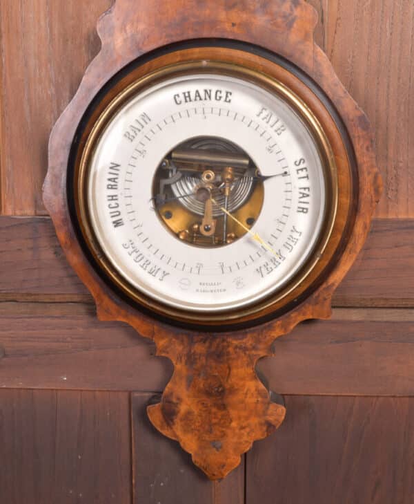 French Walnut Barometer SAI2369 - Image 3