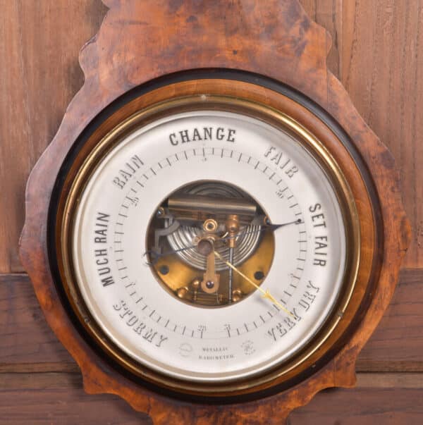 French Walnut Barometer SAI2369 Antique Clocks 8