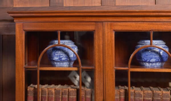 Edwardian Mahogany Display Cabinet / Bookcase SAI2368 Antique Bookcases 4