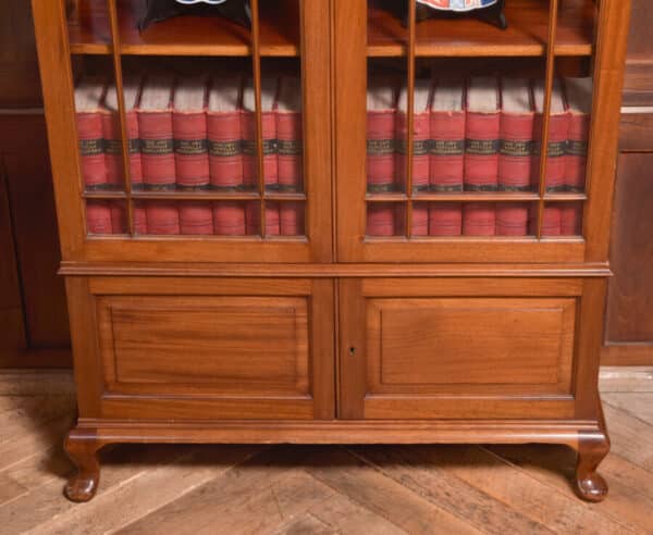 Edwardian Mahogany Display Cabinet / Bookcase SAI2368 Antique Bookcases 6
