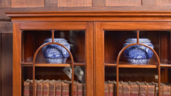 Edwardian Mahogany Display Cabinet / Bookcase SAI2368 Antique Bookcases 8