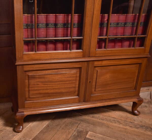 Edwardian Mahogany Display Cabinet / Bookcase SAI2368 - Image 8