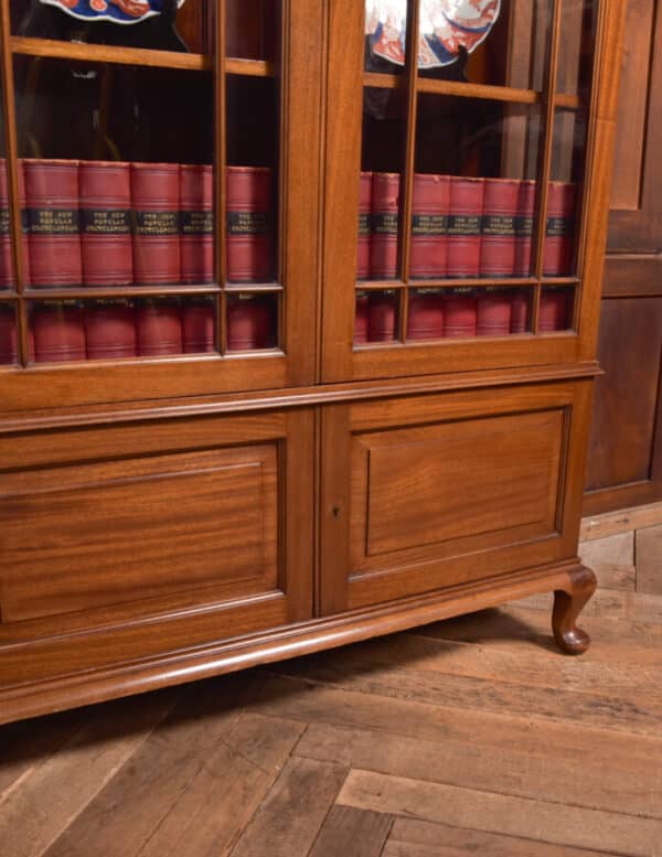 Edwardian Mahogany Display Cabinet / Bookcase SAI2368 Antique Bookcases 11