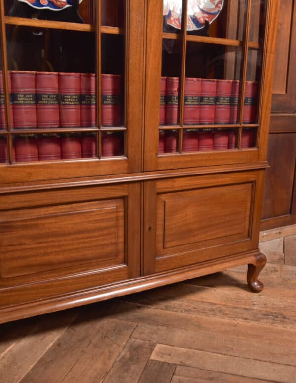 Edwardian Mahogany Display Cabinet / Bookcase SAI2368 - Image 9