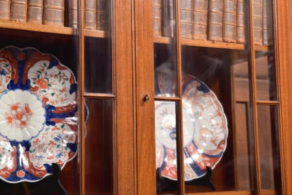 Edwardian Mahogany Display Cabinet / Bookcase SAI2368 Antique Bookcases 12