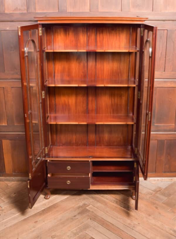 Edwardian Mahogany Display Cabinet / Bookcase SAI2368 Antique Bookcases 14
