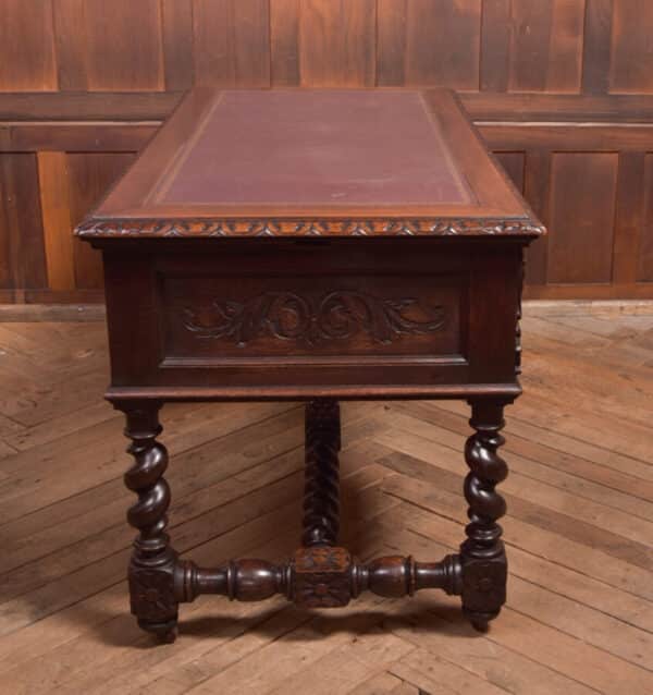 Oak Carved Writing Desk SAI2378 Antique Desks 23