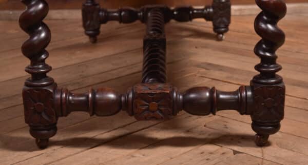 Oak Carved Writing Desk SAI2378 - Image 29