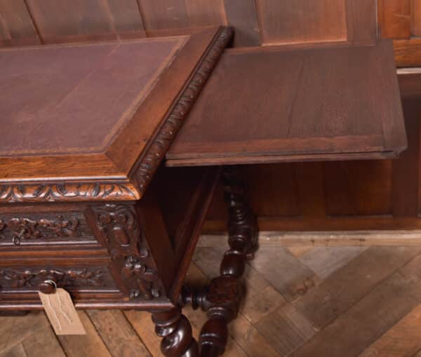 Oak Carved Writing Desk SAI2378 Antique Desks 33