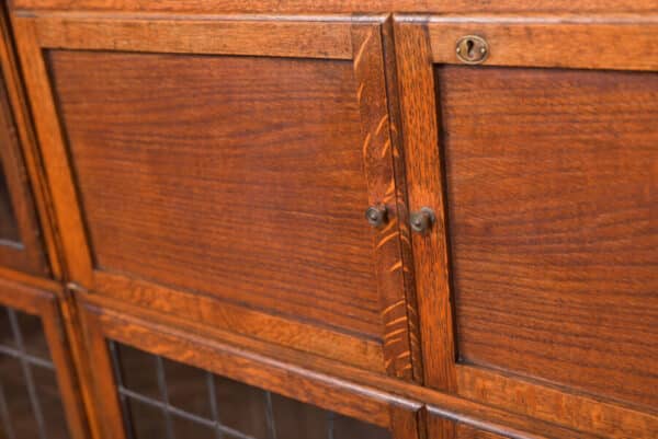 Pair Of Oak Sectional Bookcases SAI2379 - Image 4
