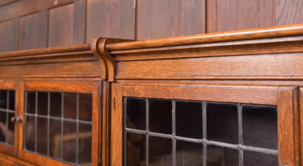 Pair Of Oak Sectional Bookcases SAI2379 - Image 6