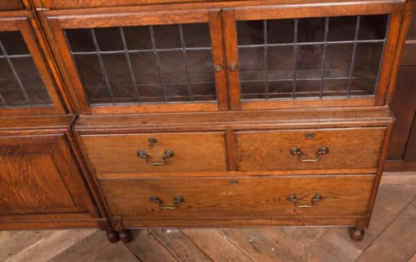 Pair Of Oak Sectional Bookcases SAI2379 Antique Bookcases 9