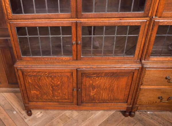 Pair Of Oak Sectional Bookcases SAI2379 - Image 8