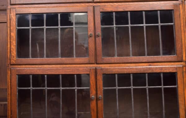 Pair Of Oak Sectional Bookcases SAI2379 - Image 12