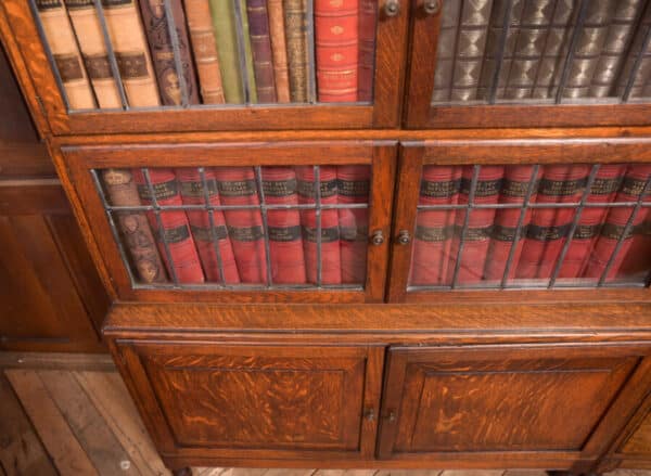 Pair Of Oak Sectional Bookcases SAI2379 - Image 21