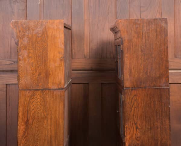 Pair Of Oak Sectional Bookcases SAI2379 - Image 26