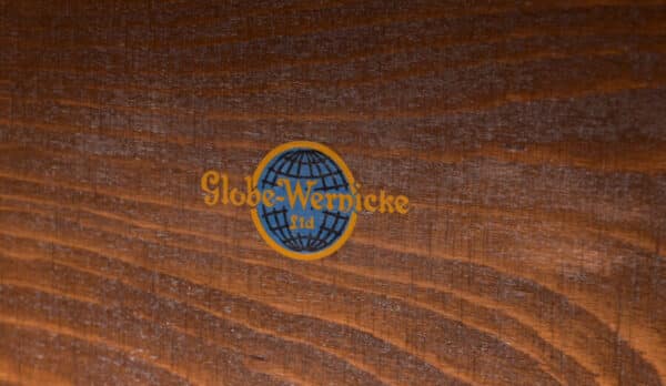 Red Walnut Globe Wernicke 3 Sectional Bookcase SAI2380 - Image 12