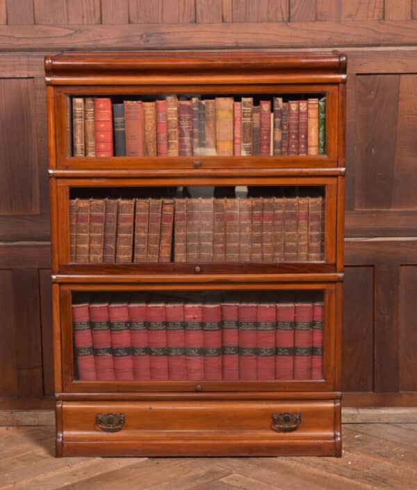 Globe Wernicke 3 Sectional Bookcase SAI2381 Antique Bookcases 3