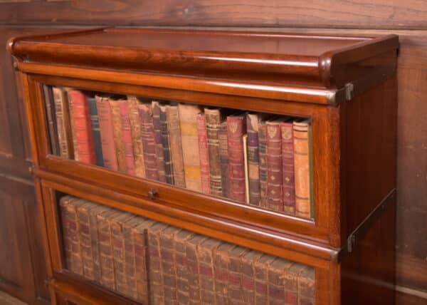 Globe Wernicke 3 Sectional Bookcase SAI2381 Antique Bookcases 6