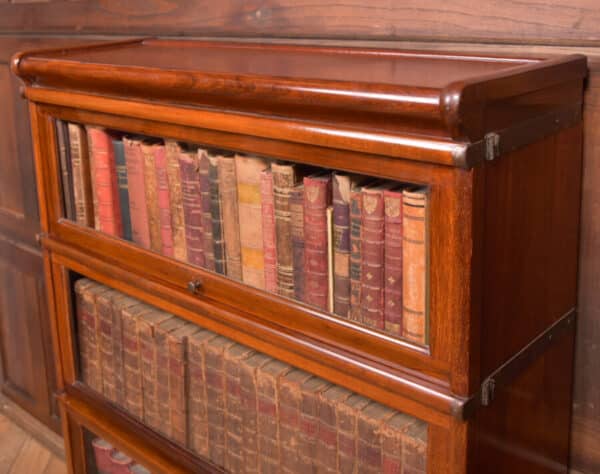 Globe Wernicke 3 Sectional Bookcase SAI2381 Antique Bookcases 7