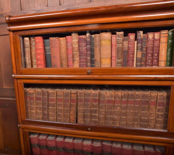 Globe Wernicke 3 Sectional Bookcase SAI2381 Antique Bookcases 8