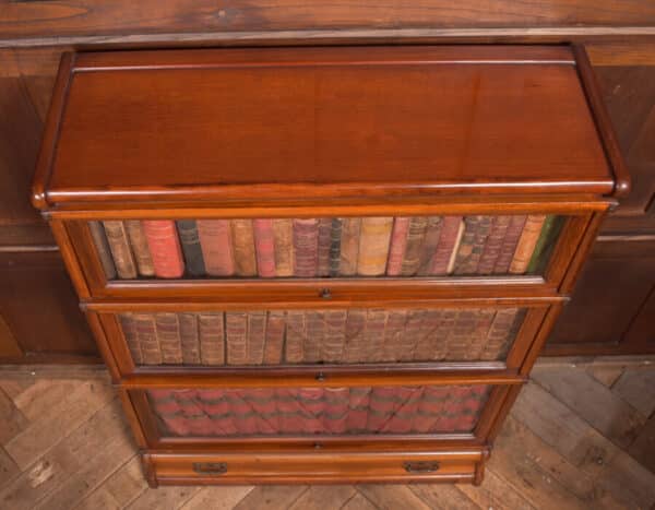 Globe Wernicke 3 Sectional Bookcase SAI2381 Antique Bookcases 10