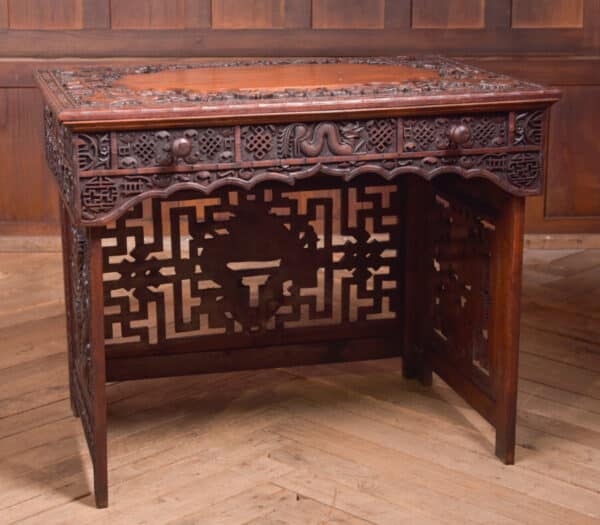 Chinese Hardwood Carved Folding Desk SAI2390