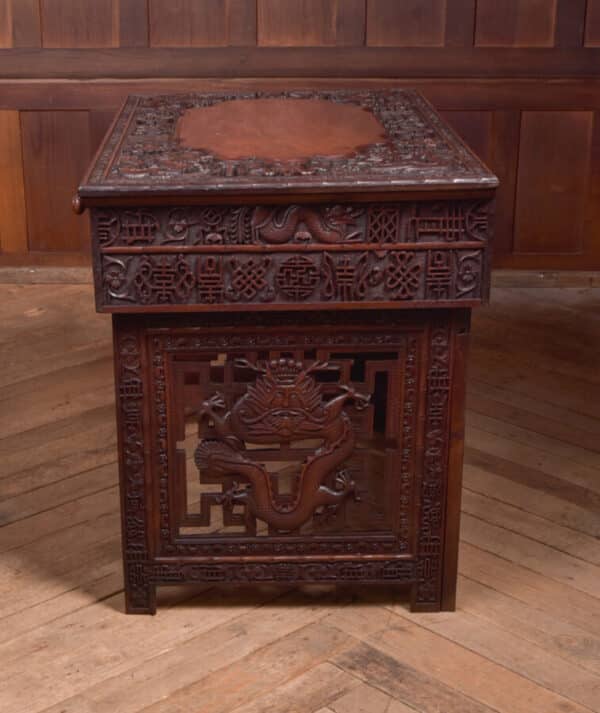 Chinese Hardwood Carved Folding Desk SAI2390 - Image 12