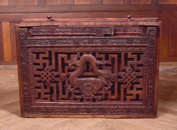 Chinese Hardwood Carved Folding Desk SAI2390 Antique Desks 19