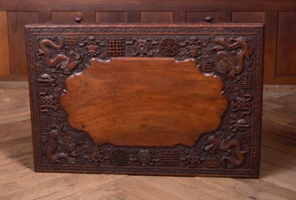Chinese Hardwood Carved Folding Desk SAI2390 - Image 19