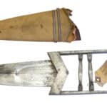 A 19thC “scissors” Katar in original scabbard Antique Knives